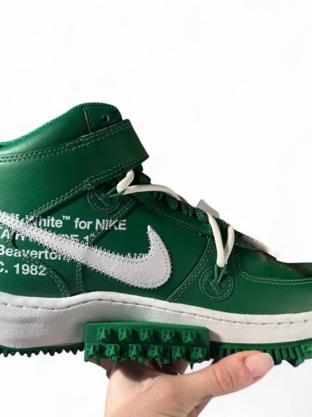 Nike x Off-White Air Force 1 Mid SP Leather womens sneakers